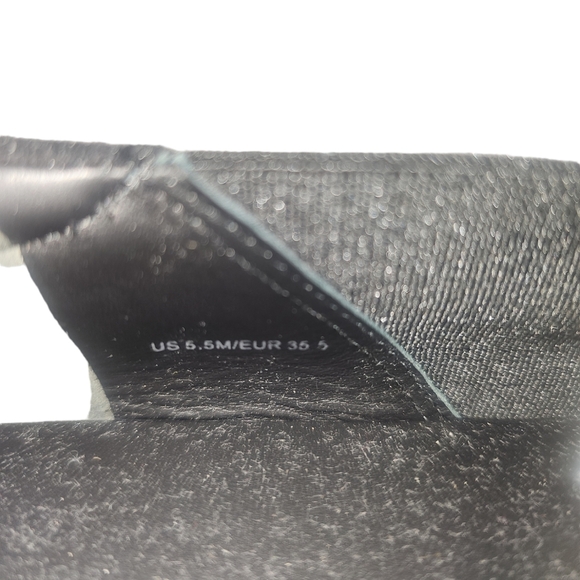 Vince Shoes |Wallace Platform Leather Sneaker Black Size 5.5| Color: Black - Picture 6 of 7